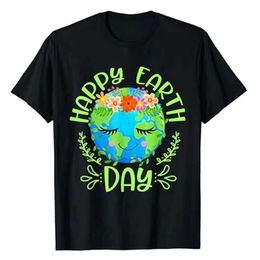 Women's T-Shirt Interesting Earth Day Quote Cool Earth Day T-shirt Anniversary Gift Environmental Awareness and Animal Protection Clothing Y240509