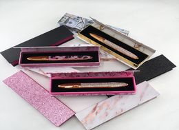 Custom Label Liquid Eyeliner Pen Box Empty Magnetic Box for Eye Liner Rectangle Marble Packaging Box5242815