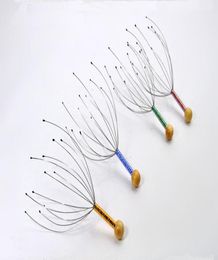 Manual brains calp hand head massager head neck scalp massager claw items with fullquality stainless steel wire rel2985221