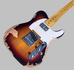Custom Shop Masterbuilt Guitar Andy Summers Heavy Relic 3 Tone Sunburst Electric Guitars Aged Hardware, Black Dot Inlay, Vintage Tuners 2586