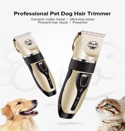 Electric Pet Dog Clipper Professional Animal Remover Cutter Grooming Rechargeable Low Noise Cat Hair Cut Machine9394785