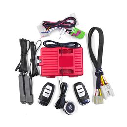 For Toyota Camry Highlander Reiz Upgrade Engine Push Start Stop System Remote Starter Keyless Entry Car Accessories