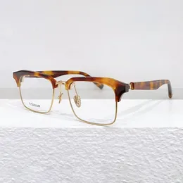 Sunglasses Frames Vintage Square Flip On Eyeglasses For Men M-97 Series Half Frame Style Hand Craft Tortoise Acetate Glasses Women