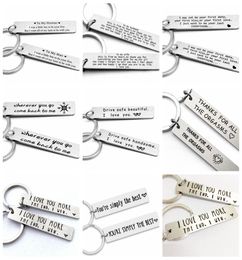 Valentines Day Party Gift Keychain Girlfriend Boyfriend Husband Wife Thank You Letter Love Present4037782