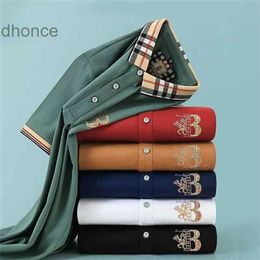 High End Brand Embroidered Short Sleeved Cotton Polo Shirt Men s t Korean Fashion Clothing Summer Luxury Top m l xl xxl 3xl 4xl 5xl RQSN