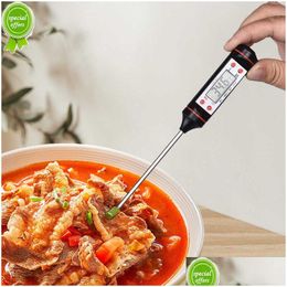 Baking Pastry Tools New Digital Thermometer Barbecue Food Cooking Kitchen Probe Electronic Liquid G421 Drop Delivery Dhydx