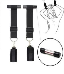 Hanging handcuffs doors on the ankles swings windows SM binding locks restraints handcuffs sex products4964913