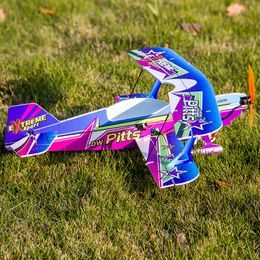DWH E3005-154E PITTS RC Aeroplane Aircraft Foam Plane 450mm Wingspan Outdoor Flight Toys for Adults DIY Assembly Brushless Model 240510