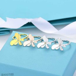 Tiffanyring Butterfly Ring Design Ideal Couples Holiday Gift Personalized Style Crafted From Stainless Tiffanyjewelry T6H4 T6H4 T6H4 UDZ8 UDZ8