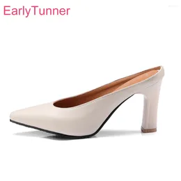 Slippers Brand Summer Fashion Yellow Beige Women Nude Slides Lady Outdoor Slingback Shoes EF817Plus Big Size 11 32 43 46