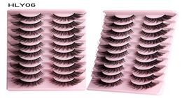 Reusable Handmade Mink False Eyelashes Naturally Soft and Delicate Multilayer Thick Curly Fake Lashes Eye End Lenghtening Strip Ey4069970