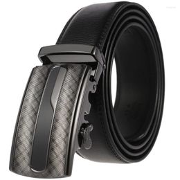 Belts Men's Genuine Leather Alloy Automatic Buckle Belt Fashion Business Casual High Quality Waistband Male