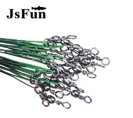 200pcs 15cm 21cm 30cm Fishing Line for Lead Steel Fishing Wire Fish Cord Rope Leader Trace the Lines Spinner Lead L1831863622
