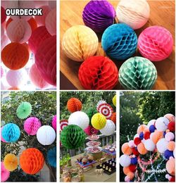 Decorative Flowers 10 Pieces 12 Inch(30cm) Tissue Paper Poms Honeycomb Balls For Wedding Party Favor Decoration