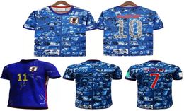 22 23 Soccer Jerseys Japan Cartoon Captain NAKAJIMA MINAMINO KAGAWA SHIBASAKI TSUBASA ATOM Japanese home away maillot Football Shi8389759