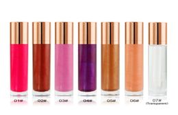 Whole Waterproof 7 Colors Shimmer Lip Gloss No logo Makup Lipsticks Shiny Glossy Liquid Lip Gloss Lipstick Cosmetic Make UP Li2189996