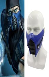 Mortal Kombat Resin Cosplay Masks Scorpion Face SubZero Mask Masker Unisex Halloween Cosplay Props4132026