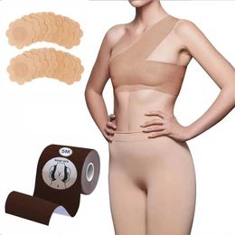 Breast Pad 10 Disposable Nipple Cover Set 5M Petals Sticker Bra Pads Pasties Underwear Womens Q240509