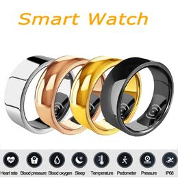 SR200 Smart Ring Heart Rate Blood Pressure Body Temperature Sleep Calories Health Multilingual Fitness For Men Women IOS Android 240423