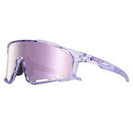 Kapvoe Bicycle Outdoor Color Changing Riding Eyes Windproof Glasses Riding Equipment Mirror Myopia Men and Women Mountain Bike B6WU