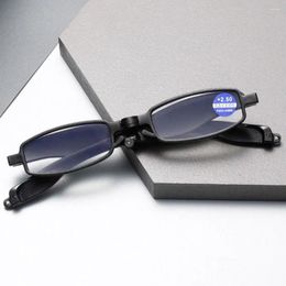 Sunglasses Blue Ray Blocking Anti-Blue Light Reading Glasses With Bag 360 Degree Rotating Hyperopia Folding Portable