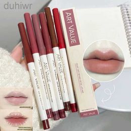 Lip Pencils Smooth velvet lipliner waterproof durable matte lipstick natural contour lip liner makeup lipliner d240510