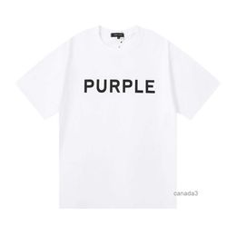 Designer t Shirts Purple Short Sleeve Fashion Brand Splash Ink Graphic Tee Printed Shirt Men Cotton Casual Oversize Hip Hop Streetwear Euro Size Purples J7NL