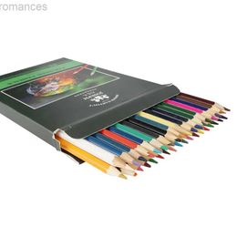 Pencils New 12/24 Colour cardboard box packaging professional oil painting brushes drawing sketches wooden pencils school art supplies gifts d240510