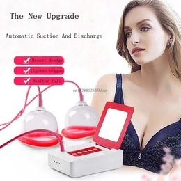 Bust Enhancer New Electric Breast Massager Pressure Chest Booster Pump Vacuum Cup with Suction Q2405091