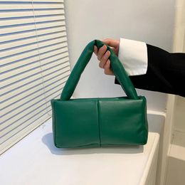 Evening Bags Vintage Quilted Lattice Designer Handbag Women Top-Handle Bag Fashion Solid Colour Casual PU Leather Handbags
