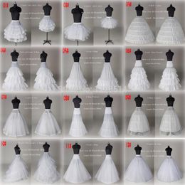 10 Style Cheap White A Line Ball Gown Mermaid Wedding Prom Bridal Petticoats Underskirt Crinoline Wedding Accessories Bridal slip Dress 251H