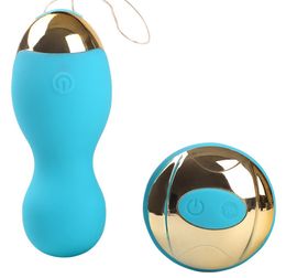 Kegel Balls Vaginal Tight Exercise USB Rechargeable 20 Speed Remote Control Wireless Vibrating Sex Love Egg Vibrator Sex Toys A3 Y5560046