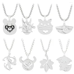 Chains Genshin Impact Gadget Necklace Accessories Pyro Hydro Anemo Eye Of God Symbol Game Gift For Friends Fan Jewelry