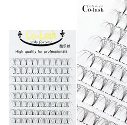 3D4D5D6D Faux Mink Eyelashes Premade Russian Volume Fans Short Stem Lash Pre Made Eyelash Extensions Supplies4782258