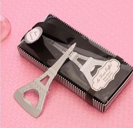 The Eiffel Tower bottle opener wedding Favours with gift box packaging Creative novelty home party items 10pcs ship1777395