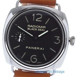 Mens Luminors Marina watches Panerei Wristwatches utomatic Movement Watches PANERAI Radiomirs Black Seal PAM00183 Small Seconds Handmade Chord Mens 8 K468