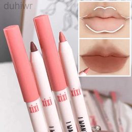 Lip Pencils Lipliner waterproof sexy nude matte contour Colouring lipstick durable non stick cup smooth lip line cosmetics d240510