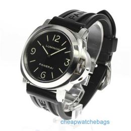 Luxury Wristwatches Panerei Submersible Watches Mechanical Watch Chronograph PANERAI PAM00112 Luminors Base Mens C397 60MR