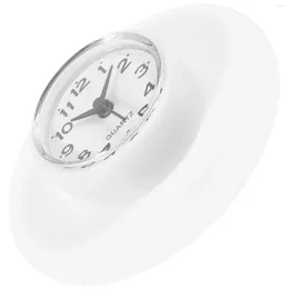 Wall Clocks No Bathroom Suction Cup Clock Retro Decor Silica Gel For Living