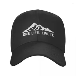 Ball Caps Cool One Life Live It Baseball Cap For Men Women Custom Adjustable Unisex Dad Hat Hip Hop Snapback