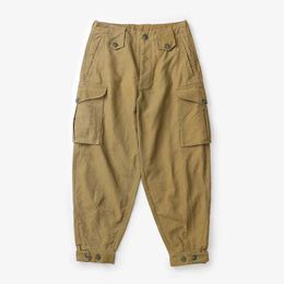 Men's Pants Ground crew Trousers 1930s civilian military pants work clothes jungle clothL2405