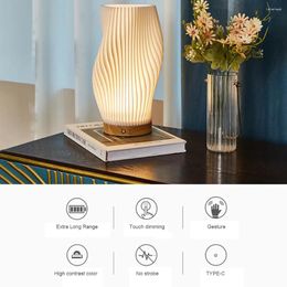 Table Lamps Bedside Lamp 12 Way Dimmable Minimalist Nightstand Light 5W LED Desk Reading Eye Care For Kids Room Living Office Dorm