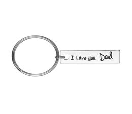 Sell Fathers Day Gifts I Love You Dad Dad My Hero Friend Charm Necklace Keychain Gift For Daddy3649505