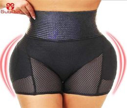 GUUDIA Padded Butt Lifter Hip Enhancer Body Shaper Panties Shapewear Wide Waist Band Push Up Seamless Booty 220629287l2645514