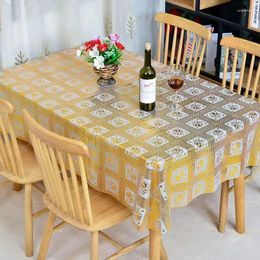 Table Cloth Yellow Lace Tablecloth For Coffee Fabric Dust Cover Rich Jade