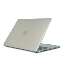 Caso de laptop de proteção completa para MacBook Air/Pro/Pro Retina 13.3 14 15.4 16 PC Design Slim e Transparent Fácil de desmontar e montar