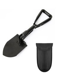 Garden Military Folding Shovel Multifunctional Snow Spade Pickax Outdoor Camping Survival Entrenching Tool with Carrying Pouch6851377