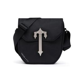 Men Trapstars COBRA T BAG BLACK SILVER Outdoor shoulder Handbag backpack Designer Tote bag Wallet crossbody Waist Camera Bags for boy 222b