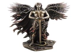 Bronzed Seraphim Sixwinged Guardian Angel With Sword And Serpent Big Statue Resin Statues Home Decoration 2112293775431