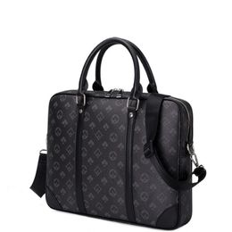 ZIPPE Designer Briefcase Business Crossbody Handbag Luxury Totes Fashion Men Shoulder Bag Canvas Leather Laptop Briefcases Women Comput 3021